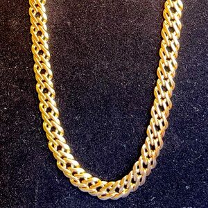 Napier gold tone chain necklace